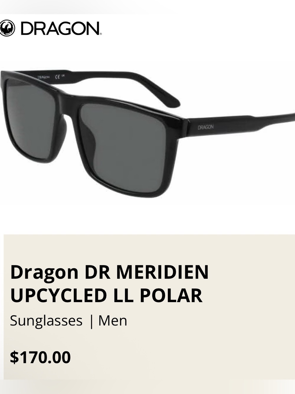 DR Meridien Men’s Sunglasses - Black